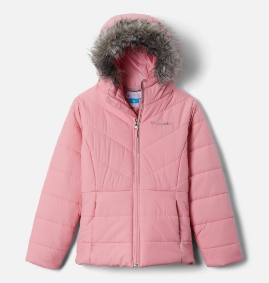 Columbia Katelyn Crest Kids' Ski Jacket Pink | 923-LCWKZP