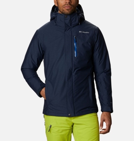 Columbia Last Tracks Men's Ski Jacket Navy | 495-TGJOFS