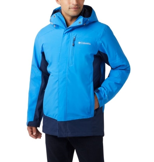 Columbia Lhotse III Men's Interchange 3 In 1 Jacket Blue Navy | 085-ODAUNC