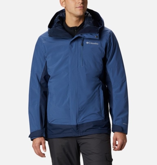 Columbia Lhotse III Men's Interchange 3 In 1 Jacket Navy | 180-UMQJGY