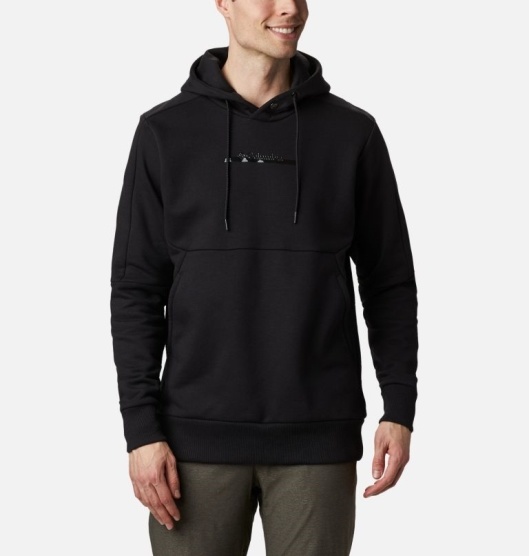 Columbia Lodge Men's Hoodies Black | 315-CAOZMN