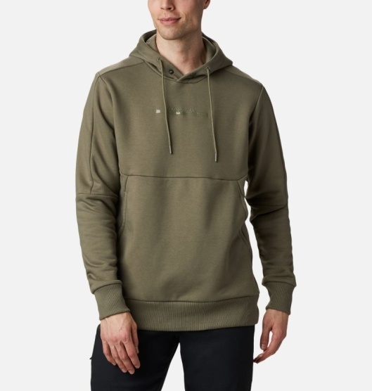 Columbia Lodge Men's Hoodies Green | 490-YKJION