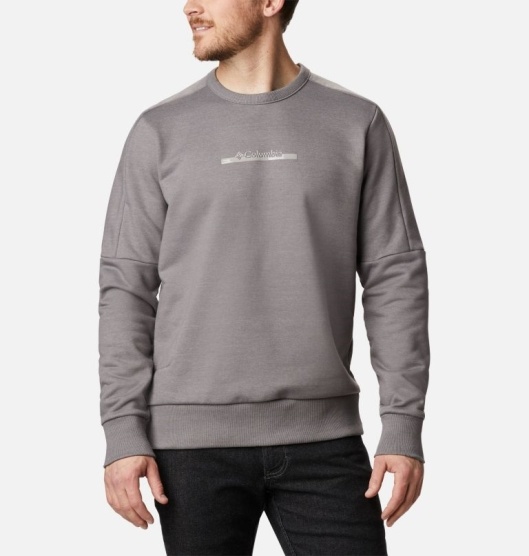 Columbia Lodge Men's Hoodies Grey | 476-UAINWZ