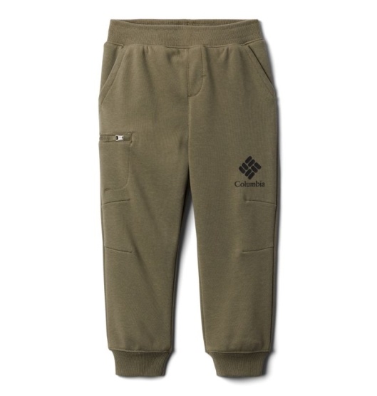 Columbia Logo Kids' Pants Green | 302-GPDLMT