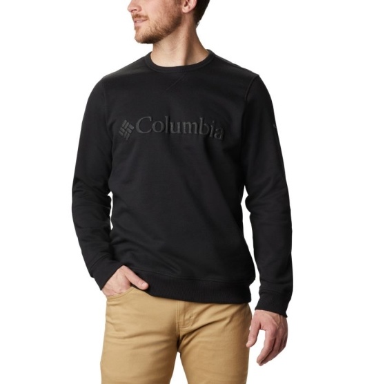 Columbia Logo Men's Hoodies Black | 817-MHGAZV