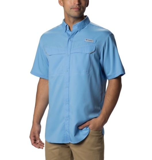 Columbia Low Drag Offshore Men's Shirts White | 724-LPXSMT