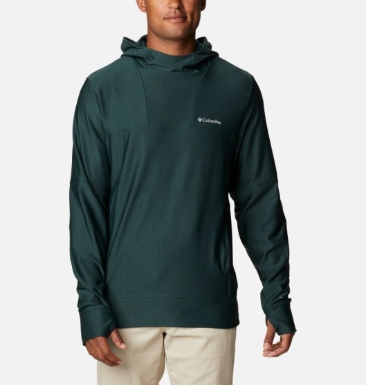 Columbia Maxtrail Men's Hoodies Green | 369-DTLOBZ