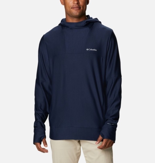 Columbia Maxtrail Men's Hoodies Navy | 460-PHAMCB