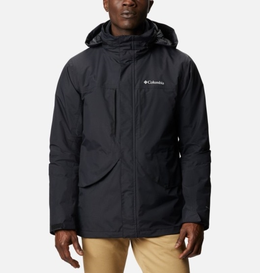 Columbia Mecan Pass Men's Interchange 3 In 1 Jacket Black | 501-FDYPOE