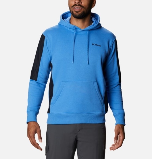 Columbia Minam River Men's Hoodies Blue Black | 682-TYKOZC