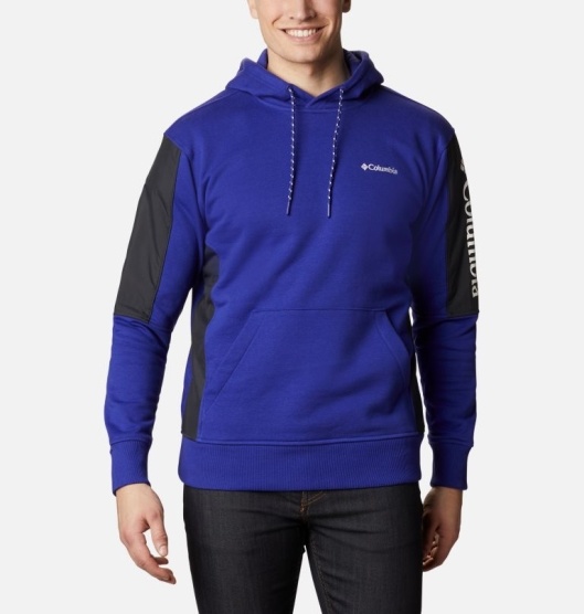 Columbia Minam River Men's Hoodies Purple Black White | 532-YBJZFV