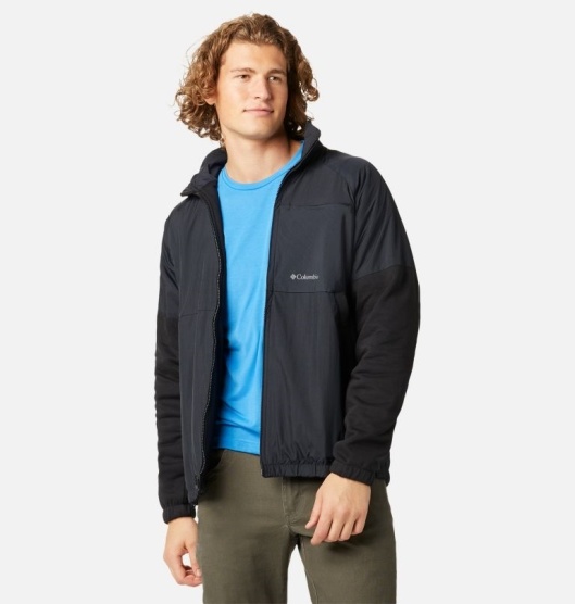 Columbia Minam River Men's Windbreaker Black | 682-QOTMCL