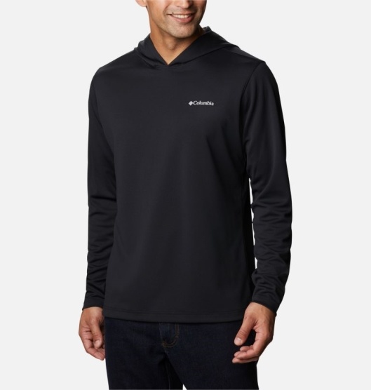 Columbia Mist Trail Men's Hoodies Black | 025-MTGENW