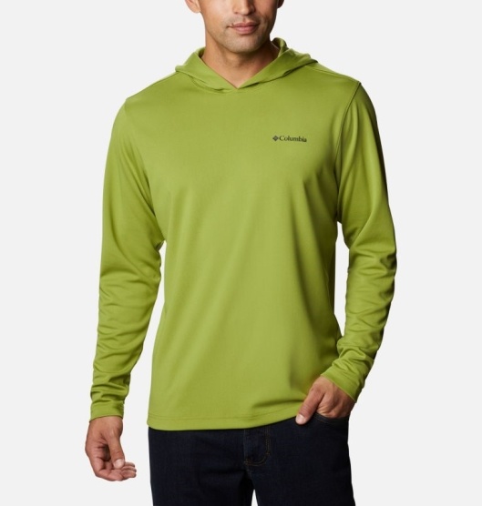 Columbia Mist Trail Men's Hoodies Green | 096-PXLVGA