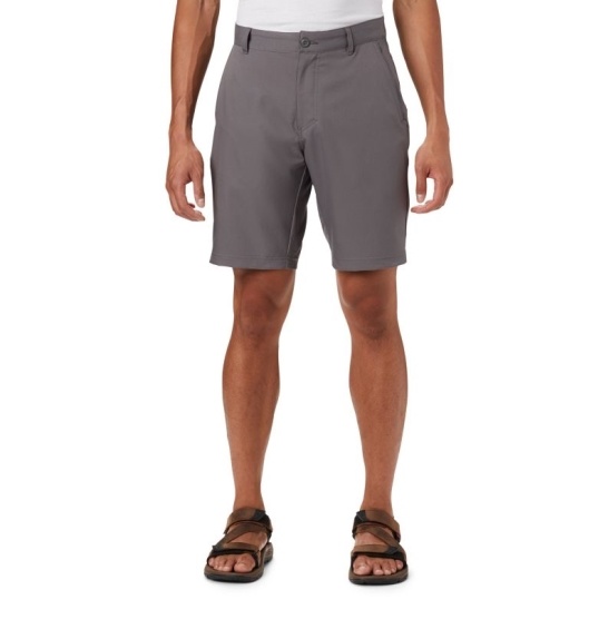 Columbia Mist Trail Men's Shorts Grey | 741-RPNWVI