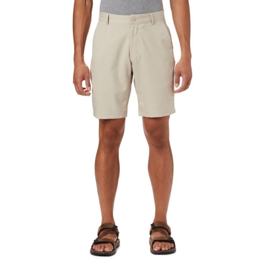 Columbia Mist Trail Men's Shorts Khaki | 057-RZAMIC