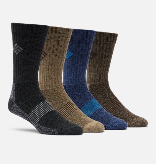 Columbia Moisture-Control Men's Socks Multicolor | 734-PYFGEX