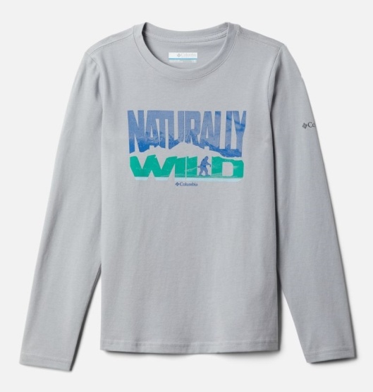 Columbia Naturally Wild Kids' Shirts Grey | 902-HUEGYM