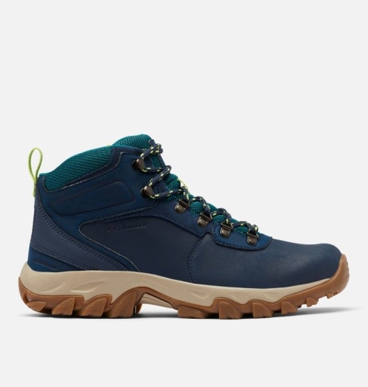 Columbia Newton Ridge Plus II Men's Boots Navy Yellow | 785-CELZMH