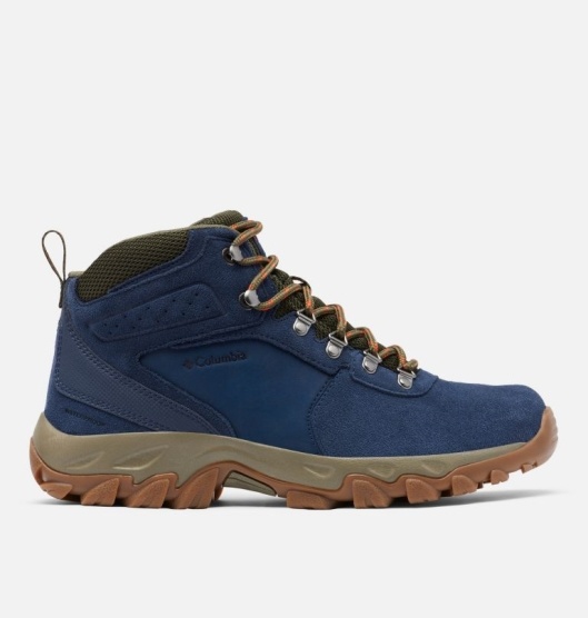 Columbia Newton Ridge Plus II Men's Waterproof Boots Navy | 137-ERTPGJ