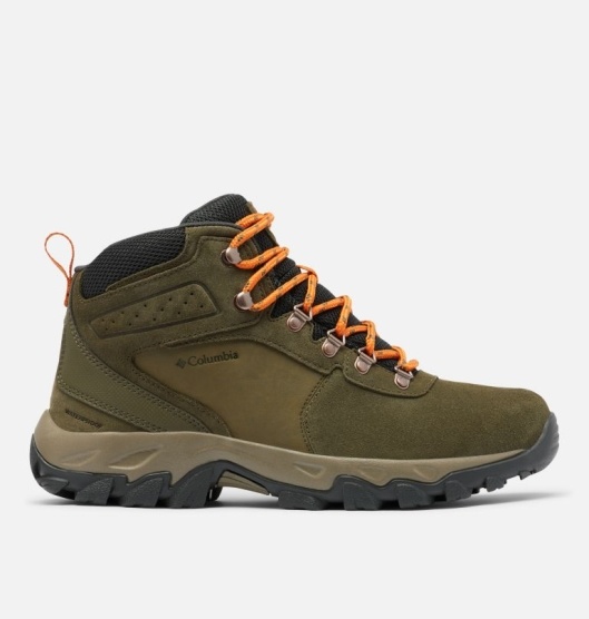 Columbia Newton Ridge Plus II Men's Waterproof Boots Light Orange | 457-QFOKED