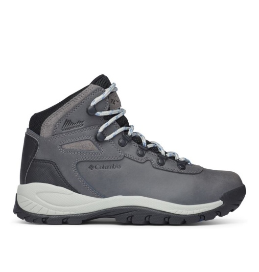 Columbia Newton Ridge Women's Waterproof Boots Grey Black | 579-ZSRTFK