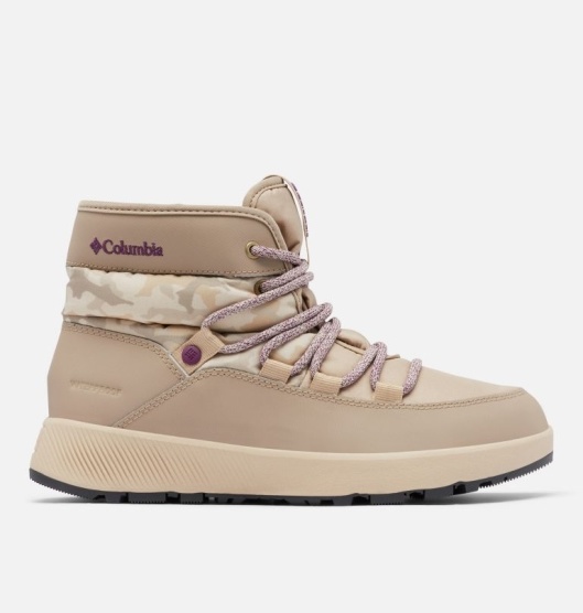 Columbia Omni-Heat Mid Women's Boots Beige | 057-EVCJDR