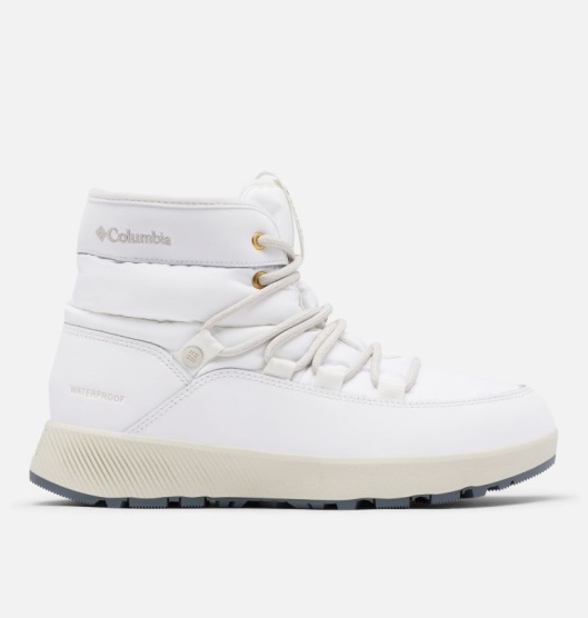 Columbia Omni-Heat Mid Women's Boots White | 245-DAGJCP