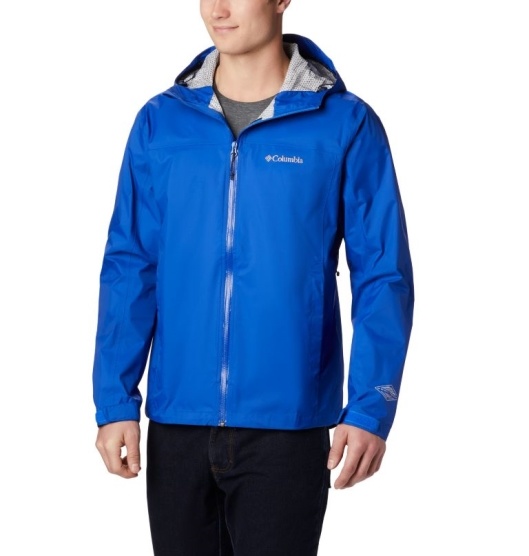 Columbia Omni-Tech Men's Rain Jacket Azul | 405-ETSHDL