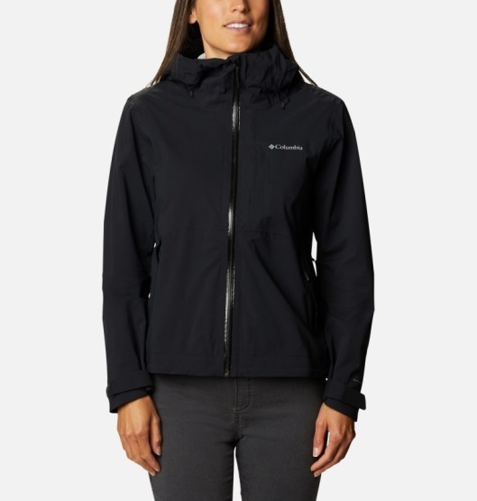 Columbia Omni-Tech Women's Rain Jacket Black | 729-JWPECY