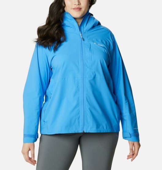 Columbia Omni-Tech Women's Rain Jacket Blue | 745-FSGELW