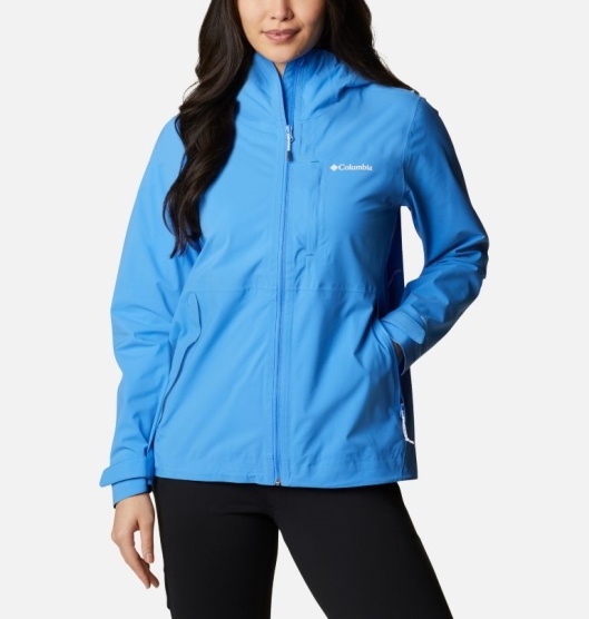 Columbia Omni-Tech Women's Rain Jacket Blue | 967-XPJHRS