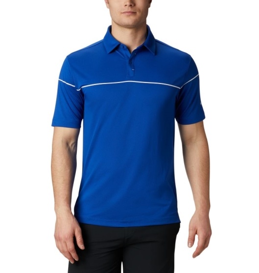 Columbia Omni-Wick Men's Polo Azul | 713-KREXNM