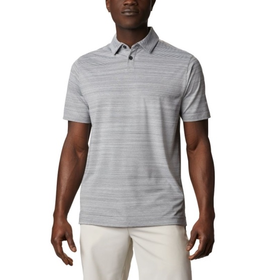 Columbia Omni-Wick Men's Polo Black | 279-BIGPDR