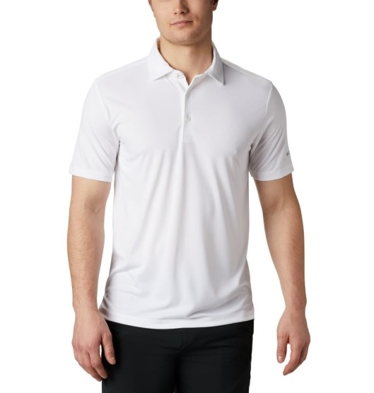 Columbia Omni-Wick Men's Polo White | 719-WRUCZN