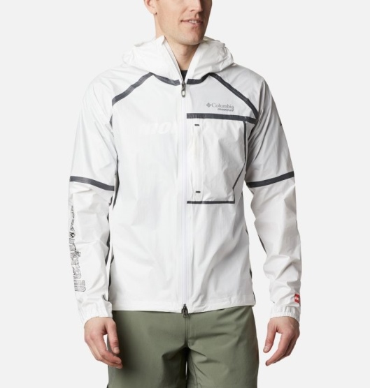 Columbia OutDry Men's Softshell Jacket White | 349-ZXQWTN