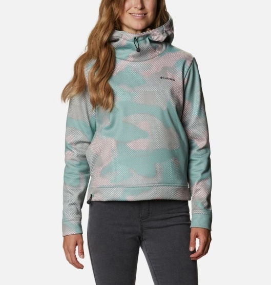 Columbia Out-Shield Women's Hoodies Green | 078-UHEVIJ