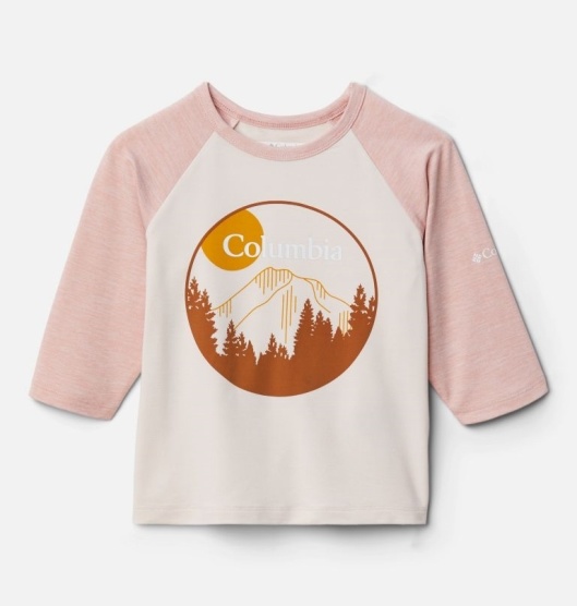 Columbia Outdoor Elements Kids' Shirts White Pink | 657-LBZFKN