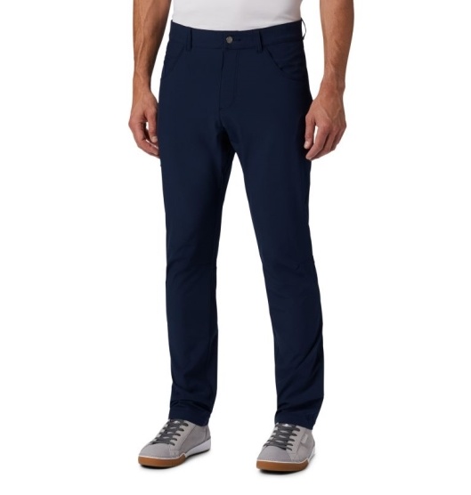 Columbia Outdoor Elements Men's Hiking Pants Navy | 985-ILNDCZ