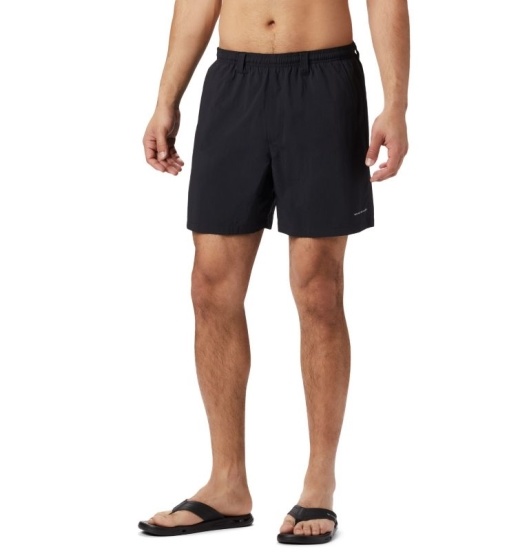 Columbia PFG Backcast III Men's Shorts Black | 058-OTZBFU