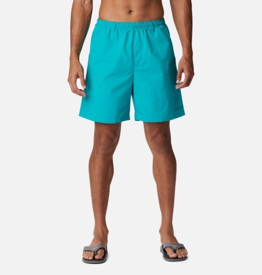 Columbia PFG Backcast III Men's Shorts Blue | 167-SWQGEF