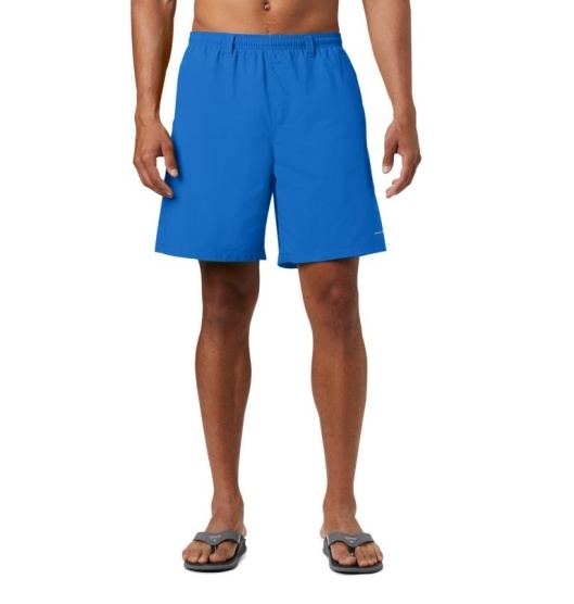 Columbia PFG Backcast III Men's Shorts Blue | 239-PERQUI