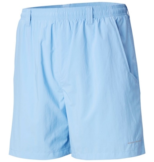 Columbia PFG Backcast III Men's Shorts White | 129-FIDUEN