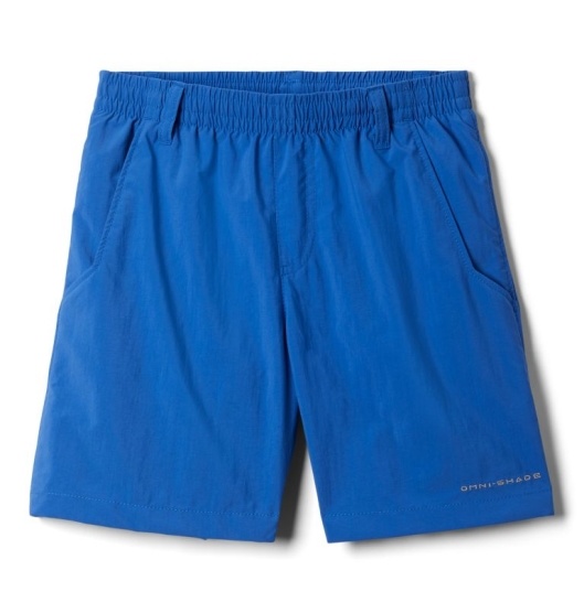 Columbia PFG Backcast Kids' Shorts Blue | 540-WFHAEV