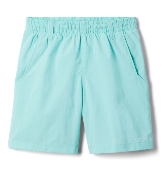 Columbia PFG Backcast Kids' Shorts Green | 518-JTINEP