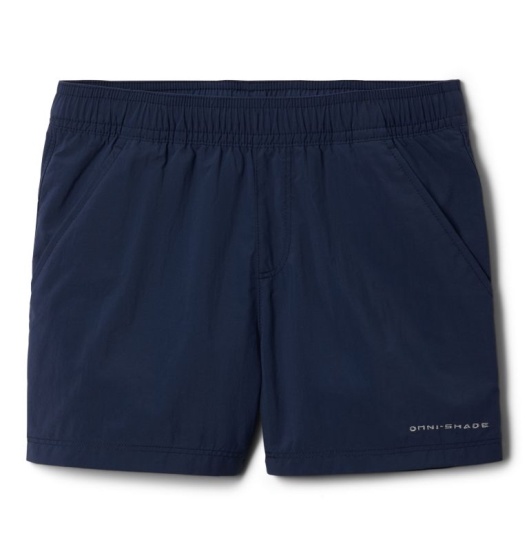 Columbia PFG Backcast Kids' Shorts Navy | 760-SGFMZE