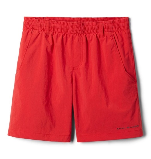 Columbia PFG Backcast Kids' Shorts Red | 059-ITERCS