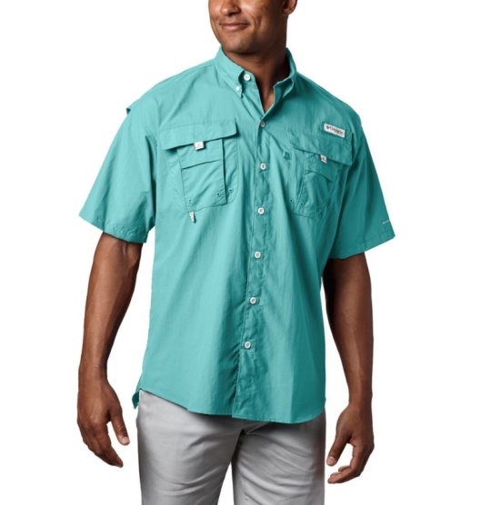 Columbia PFG Bahama II Men's Fishing Shirts Green | 205-IHCVUT