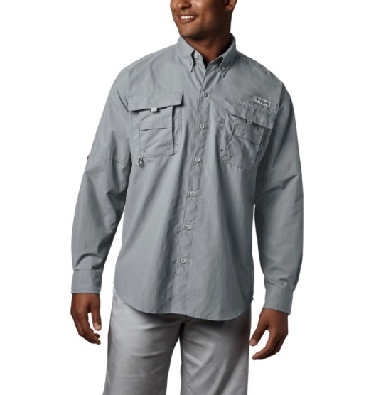 Columbia PFG Bahama II Men's Fishing Shirts Grey | 250-HNQJWS