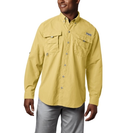 Columbia PFG Bahama II Men's Fishing Shirts Yellow | 508-XAIPQH